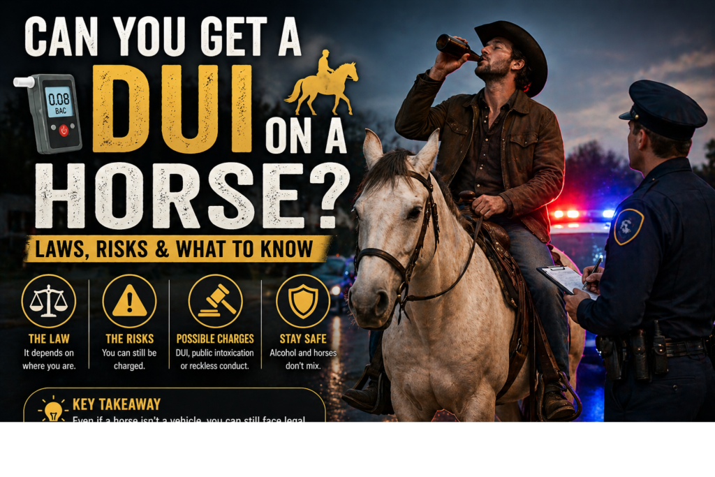 Can You Get a DUI on a Horse? Laws, Risks & What to Know